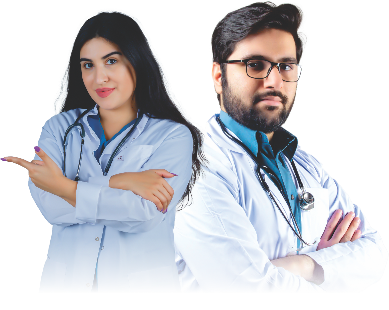 male-female doctor